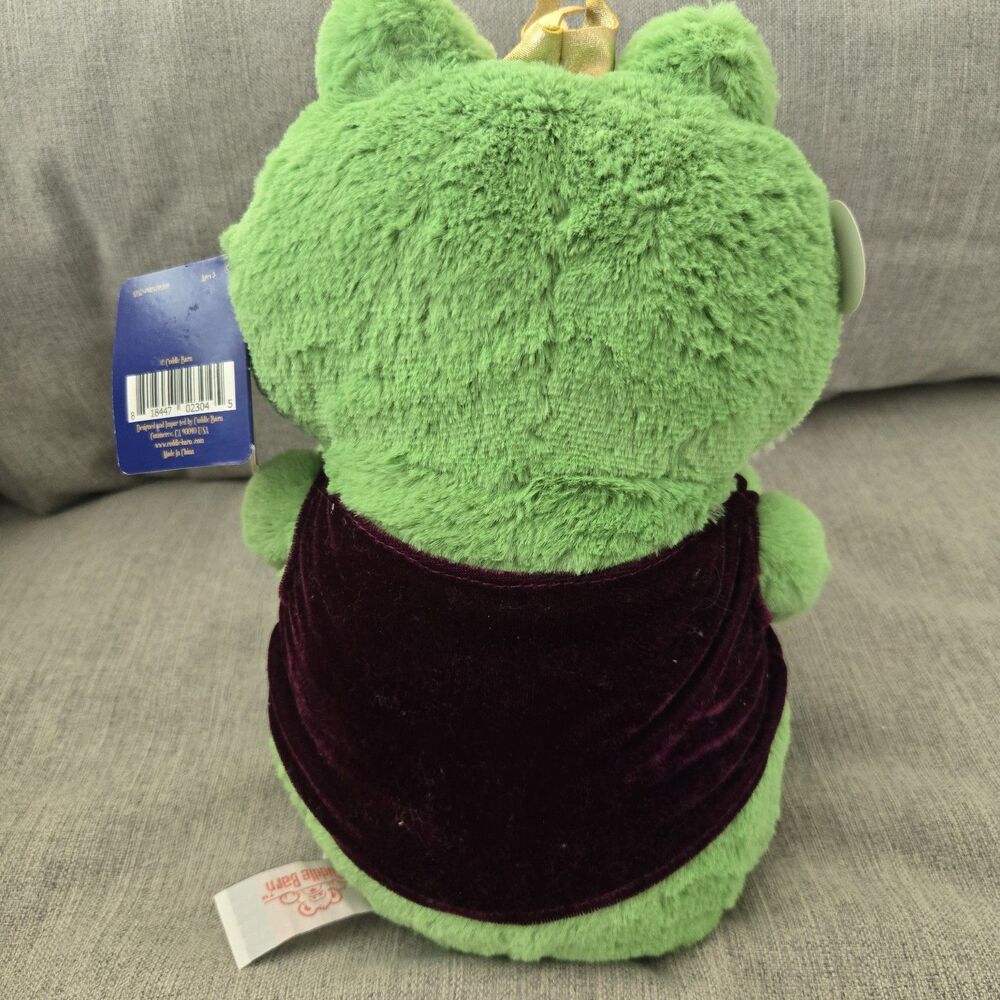 NWT Cuddle Barn Hadley Storytelling Frog Prince Plush Toy Reads 5 Fairy Tales - Picture 8 of 14